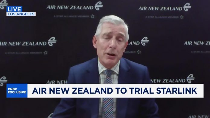Starlink to end the days of spotty Wi-Fi on planes, says Air New Zealand CEO