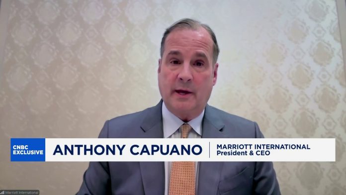 Marriott CEO Anthony Capuano: Modest-income households want to travel, but they want value too