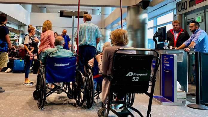 Florida flyer sparks debate after showing '30 pre-board' Southwest passengers in wheelchairs
