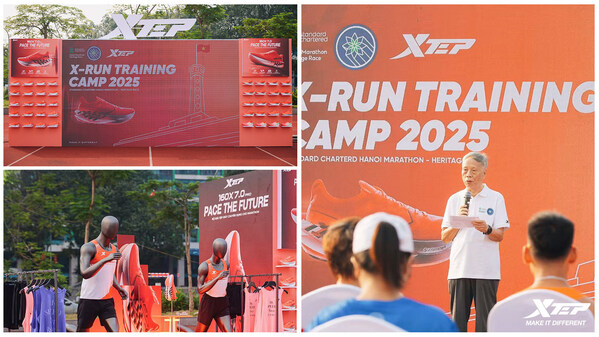 Xtep Launches Inaugural X-RUN CAMP for The Standard Chartered Heritage Marathon Hanoi in Vietnam