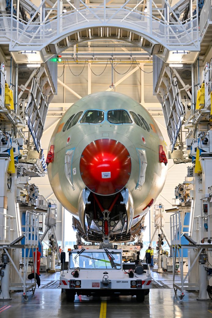 Qantas releases first images of Airbus aircraft set to fly non-stop from Sydney to New York and London