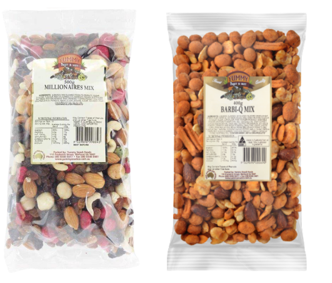Yummy Snack Foods pulled from shelves over labelling issue