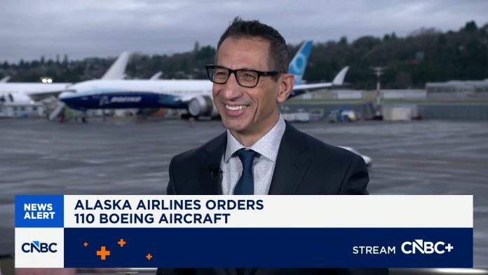 Alaska Airlines to buy more than 100 Boeing jets in carrier's biggest order ever