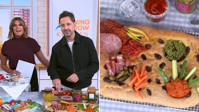 School Lunchbox Dad George Georgievski shares showstopping focaccia platter for effortless entertaining