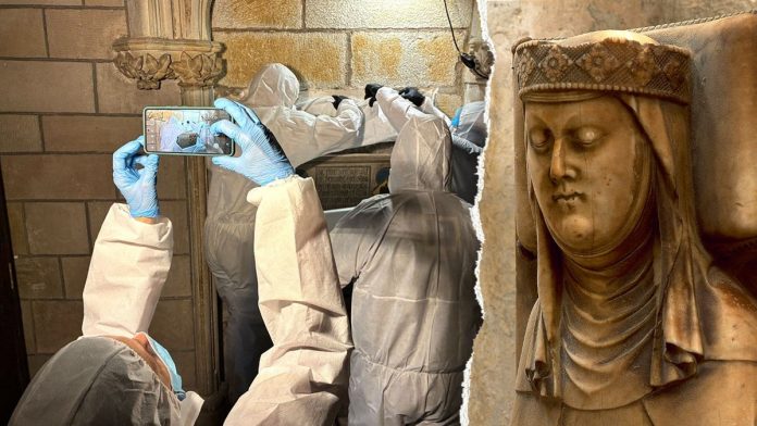 Startling mystery revealed in centuries-old royal tombs at powerful queen's monastery