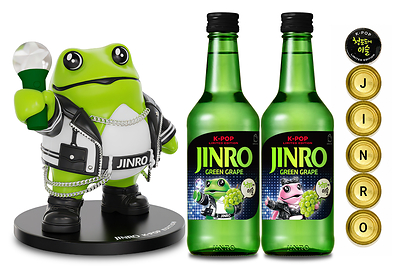 JINRO Unveils Global Limited-Edition 'K-POP Star Toad' Green Grape