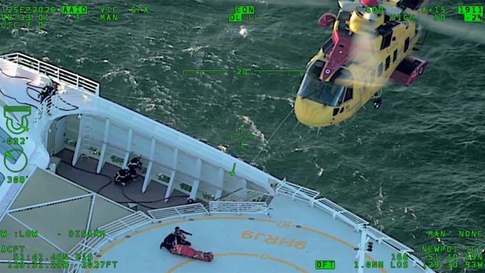 Cruise vacation takes frightening turn as passenger is airlifted from ship