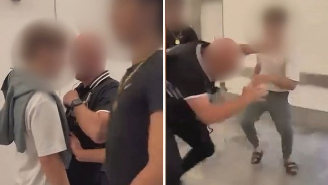 Distressing video emerges of alleged attack on Gold Coast security guard Chris Price at Westfield Coomera
